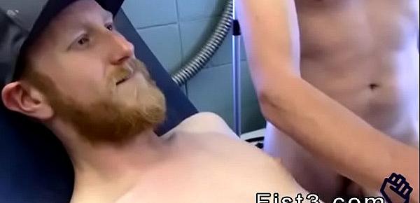 Gay man fisting white First Time Saline Injection for Caleb